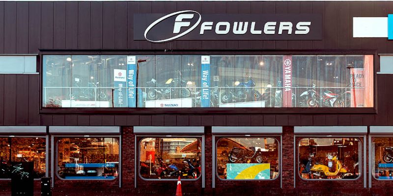 Fowlers of Bristol, the landmark motorcycle dealership, select retail solutions from Eurostop